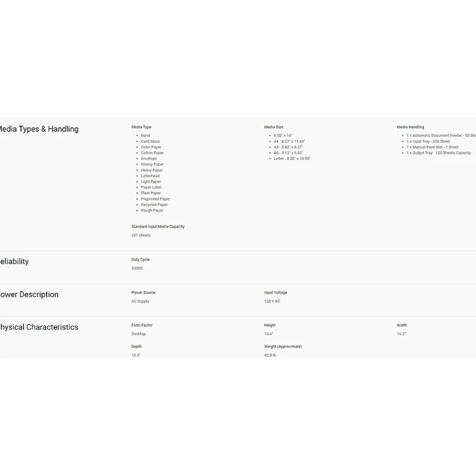 Color Printers<Xerox C325 Wireless Color Laser Printer, All-In-One, Print, Scan, Copy, Fax (C325/DNI )