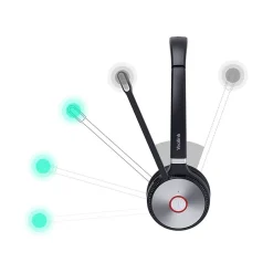 YeaLink WH62 Wireless Over-Ear Headphones, Black (1308000C)