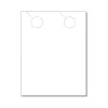 Discount 2-Up Door Hanger, 8.5" x 11", Vellum Bristol White, 250/Pack (204-250FWH42) Business Cards