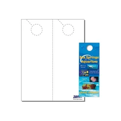 Discount 2-Up Door Hanger, 8.5" x 11", Vellum Bristol White, 250/Pack (204-250FWH42) Business Cards