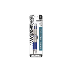 Zebra F-301 Retractable Ballpoint Pen, Fine Point, 0.7mm, Blue Ink, 2 Pack (27122) Best