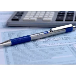 Zebra F-301 Retractable Ballpoint Pen, Fine Point, 0.7mm, Blue Ink, 2 Pack (27122) Best