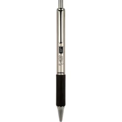 Zebra F-402 Retractable Ballpoint Pen, Fine Point, 0.7mm, Black Ink (ZEB29210) New