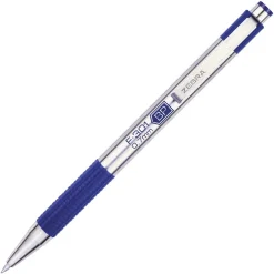 Zebra F-301 Retractable Ballpoint Pen, Fine Point, 0.7mm, Blue Ink, Dozen (27120) Hot