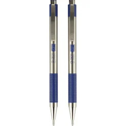 Zebra G-301 Retractable Gel Pen, Medium Point, 0.7mm, Blue Ink, 2 Pack (41322)