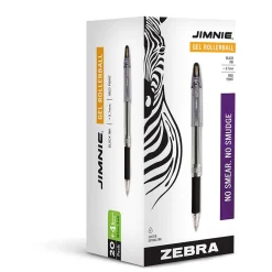 Zebra Jimnie Rollerball Pen, Medium Point, 0.7mm, Assorted Ink, 24 Pack (14410) Best