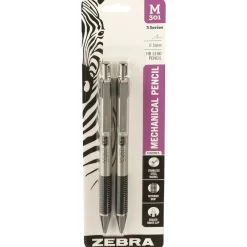 Zebra M-301 Mechanical Pencil, 0.5mm, #2 Medium Lead, 2/Pack (54012) Online