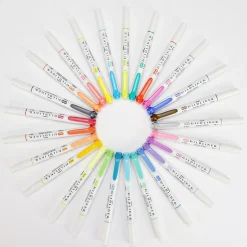 Zebra Mildliner Twin Tip Highlighters, Bullet/Chisel Tip, Complete Assorted, 25/Pack (78525) New