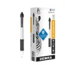 Zebra Sarasa Dry X20+ Retractable Gel Pen, Medium Point, 0.7mm, Black Ink, Dozen (41610) New