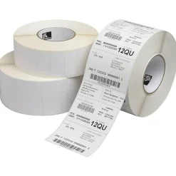 Zebra Technologies Z-Select 4000D Thermal Transfer Labels, 1 1/4" x 2 1/4", Bright White, 2100/Roll, 12 Rolls/Box (10015341) Outlet