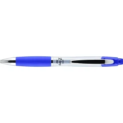 Zebra Z-Grip Max Retractable Ballpoint Pen, Medium Point, 1.0mm, Blue Ink, Dozen (22420) Sale
