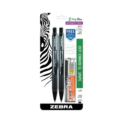 Zebra Z-Grip Plus Mechanical Pencil, 0.7mm, #2 Hard Lead, 2/Pack (55412) Online