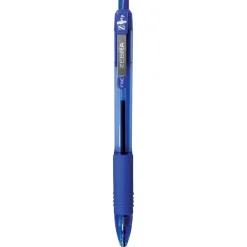 Zebra Z-Grip Retractable Ballpoint Pen, Fine Point, 0.7mm, Blue Ink, Dozen (23920) New