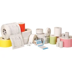 Zebra Z-Ultimate 4000T High Tack Thermal Transfer Label, 2" x 1", Pearl White (10008521)