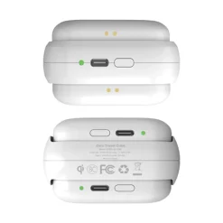 Lightning Cables<Zero 10,000 mAh Qi Wireless Travel Cube with USB-C Charging Cable (-TC-10000)