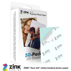 Clearance 2" x 3" Premium Glossy Instant Photo Paper 50 Pack Compatible with Polaroid Snap, Snap Touch & More Photo Paper