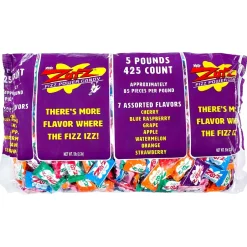 Hard Candy & Lollipops<Zotz Fizz Power Candy Hard Candy, Assorted Flavors, 5 lbs., 425 Pieces (293-00001)