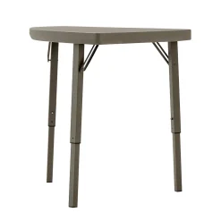 Best Premium Collection Corner Folding Table, Brown, 2/Pk (60435PRM2E) Folding Tables